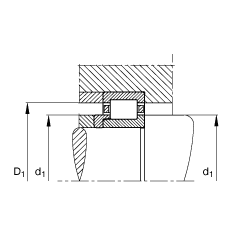 ALS NJ2324-E-M1 + HJ2324E,  DIN 5412-1 ˜ʵҪߴ,  L ȦλS, ɷx, ּ