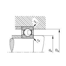 S 16064-M,  DIN 625-1 ˜ʵҪߴ